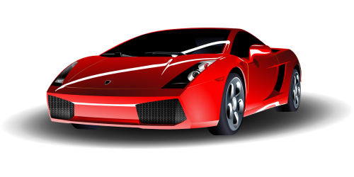 car sports car red