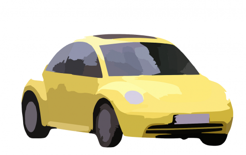 car yellow vehicle