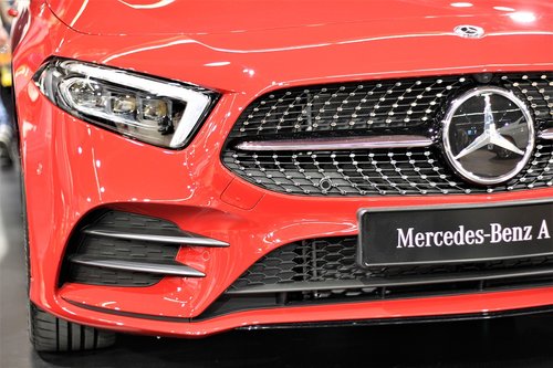 car  mercedes benz a 200  zagreb auto show 2018
