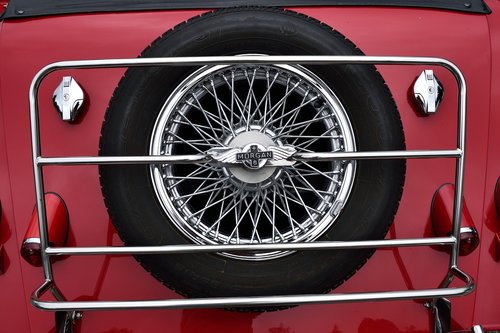 car  wheel  red