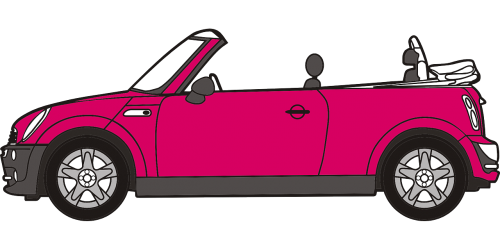 car pink vehicle