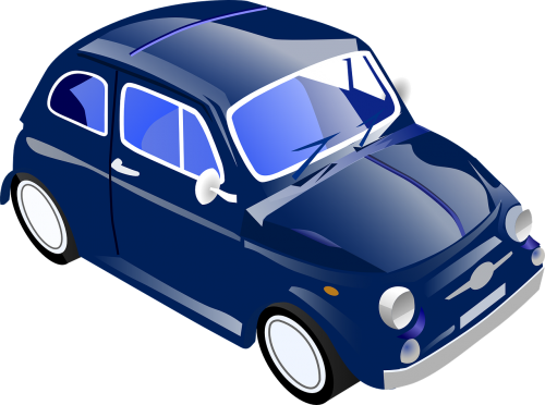 car blue vehicle