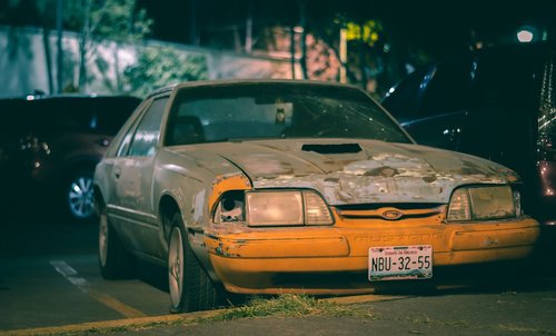 car  old  abandoned