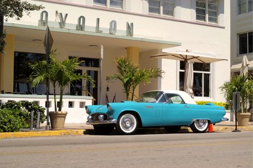 car vintage south beach