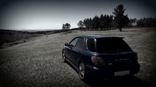 car subaru landscape