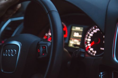 car audi steering wheel