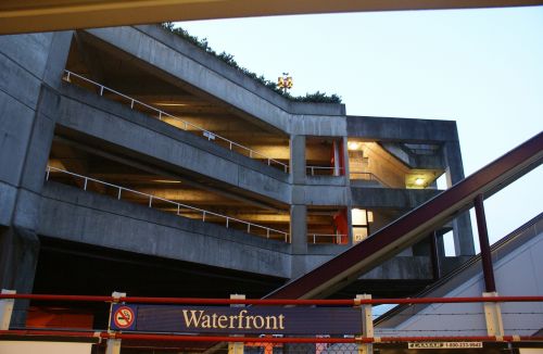 Car Park At Waterfront Station