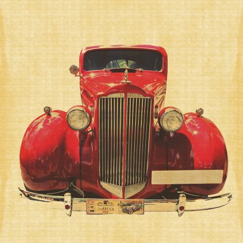 Car Vintage Red