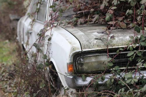 car wreck oldtimer body