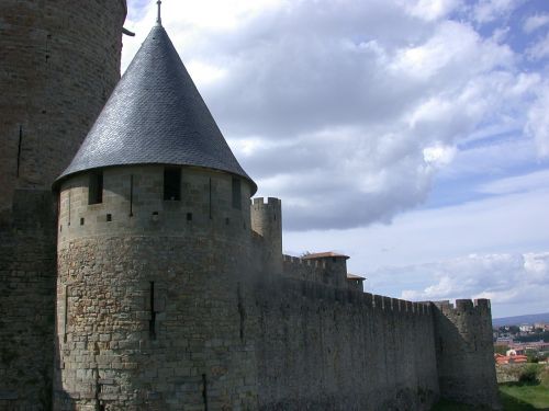 carcassonne city medieval castle