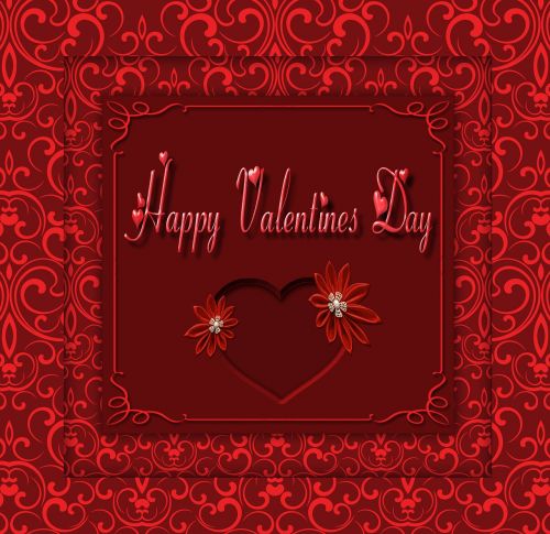 card happy valentine's day love