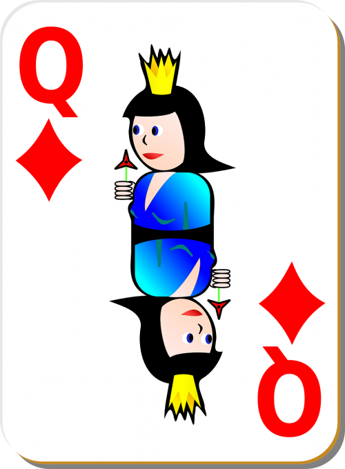 cards queen playing card