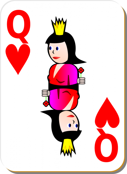 cards queen playing card