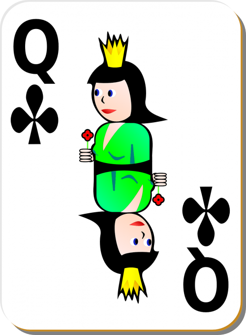 cards queen playing card