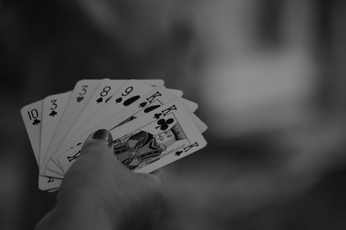 cards  game  white black