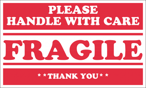 care fragile packaging