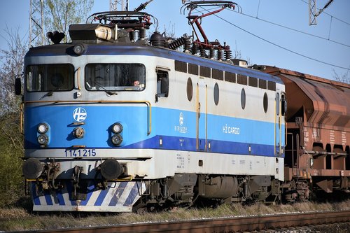 cargo train  electric locomotive  transportation