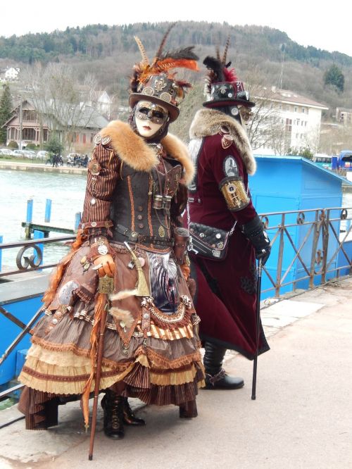 carnival couple disguise