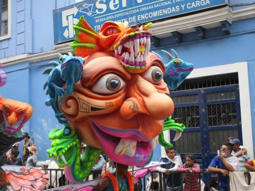 carnival grass mask