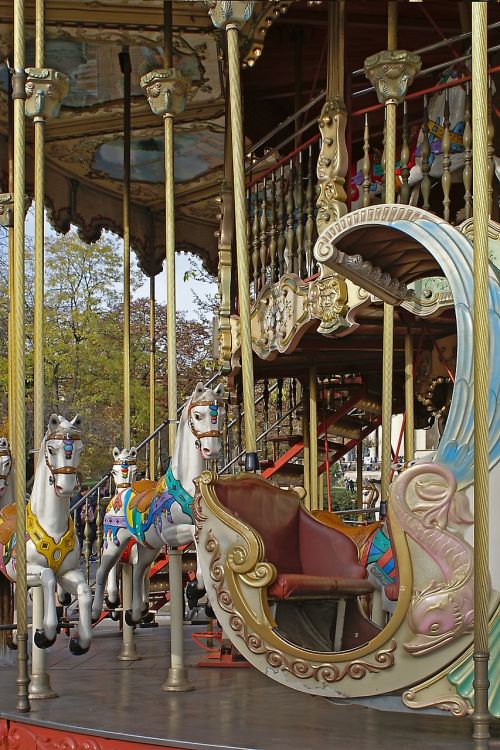 carousel amusement park playground