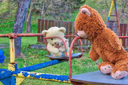 carousel teddy bear toys