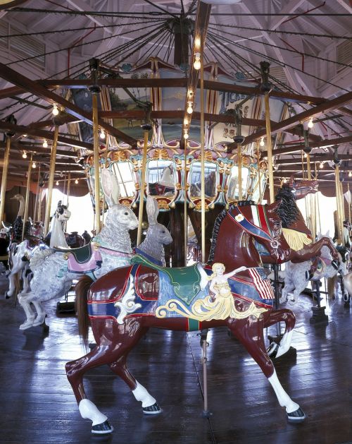 carousel horses amusement