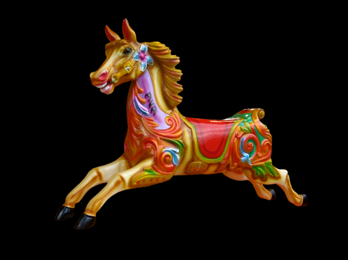 carousel horse carousel horse