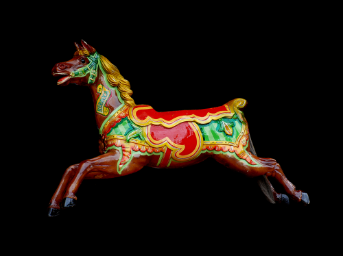 carousel horse carousel horse