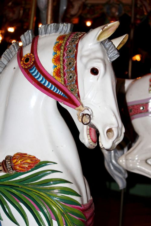 carousel horse antique prancer