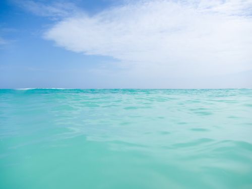 Caribbean Sea And Sky