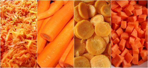 carrot vegetables collage