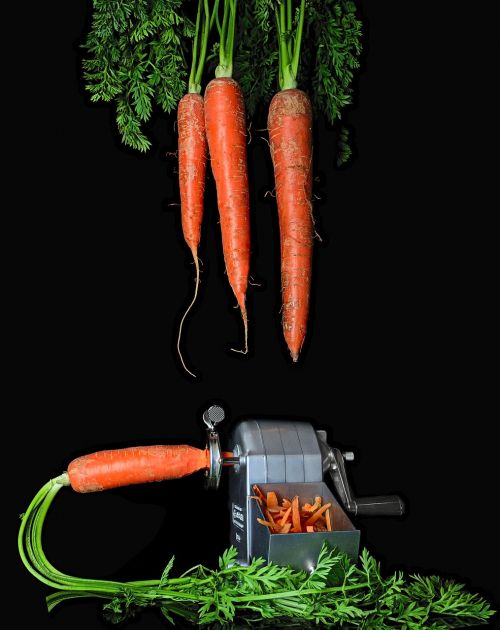 carrot pencil sharpener peel
