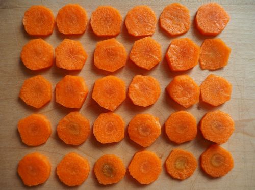carrot carrots discs