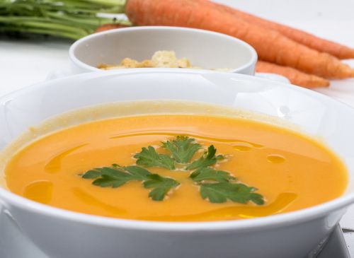 carrots soup fresh soup food