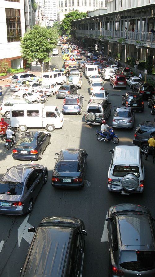 cars traffic philippines