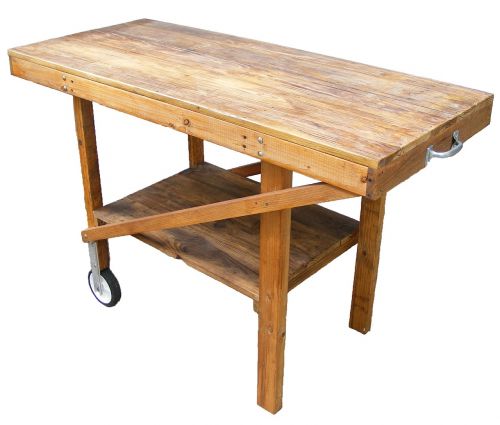 cart wooden table