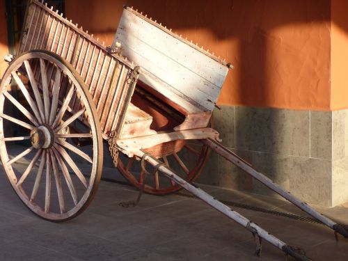 cart wooden wagon