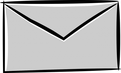 cartoon e-mail envelope