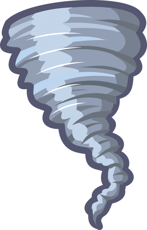 cartoon tornado weather