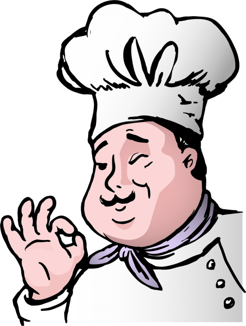 cartoon chef chubby