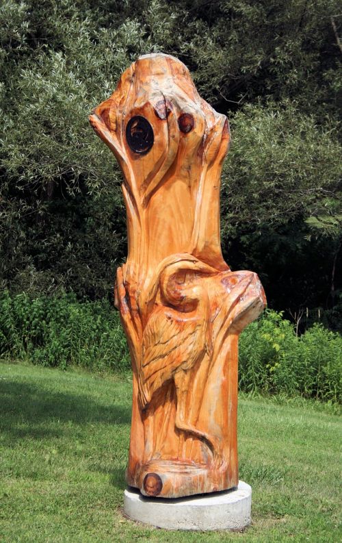 carving wood carving crane