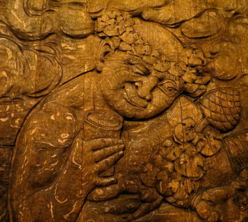 carving bacchus cellar