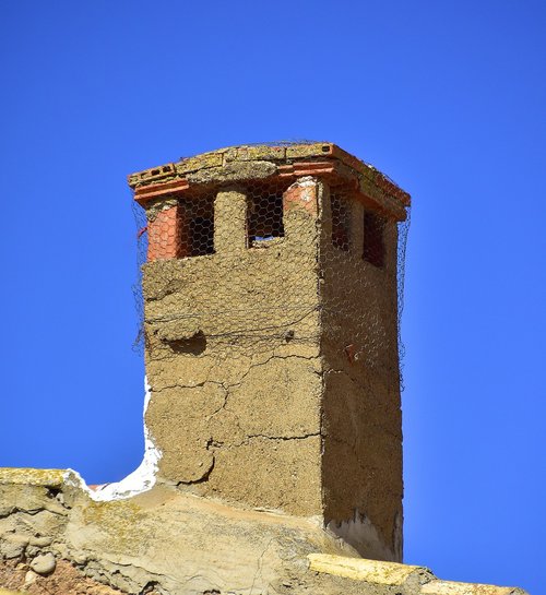 casa vieja  longares  fireplace