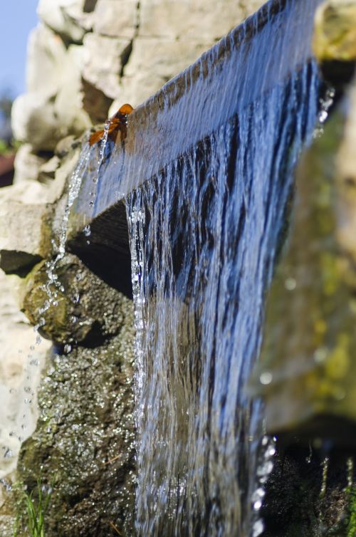 cascade water waterfall