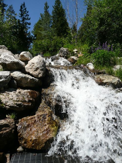 cascade waterfall water