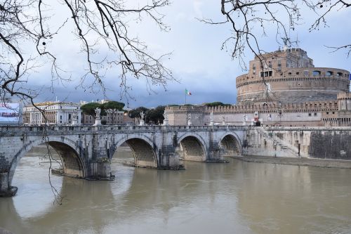 castel sant'angelo rome tiber