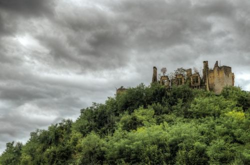 castle ruins medieval