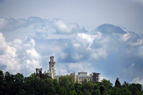 castle architecture hluboká