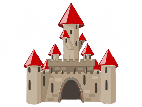 castle medieval turrets