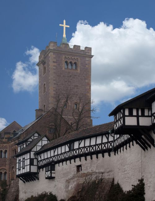 castle wartburg castle thuringia germany